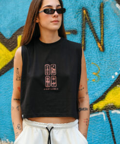 Crop Top "Tropical''