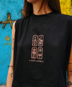 Alternative view of Crop Top "Tropical''