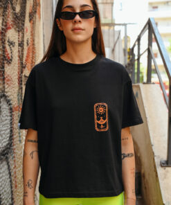 T-shirt Boxy Cropped ''Tropical''