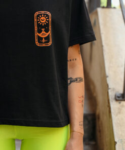 Alternative view of T-shirt Boxy Cropped ''Tropical''